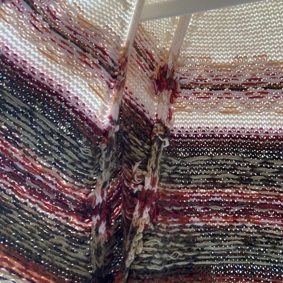 Vintage Tiara ramie cotton blend zip-per cardigan Fair Isle icelandic nordic M - Picture 10 of 11